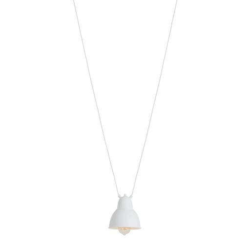 Lampada da soffitto minimalista bianca in metallo con design semplice, ideale per ambienti moderni e uffici, SKU: LPAX001COBHANGM1-01