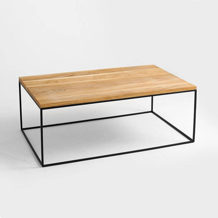 Tavolino MEMO LEGNO MASSELLO 100x60 Nero