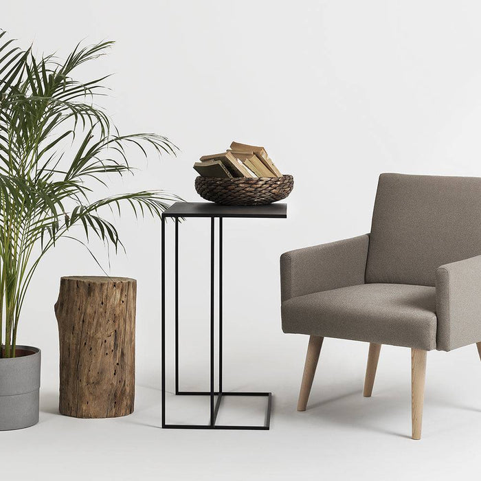 Tavolino laterale SIDER METAL nero