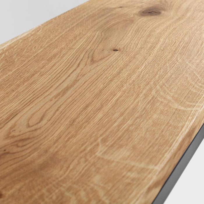 Credenza JULITA 92-1F, rovere, nero