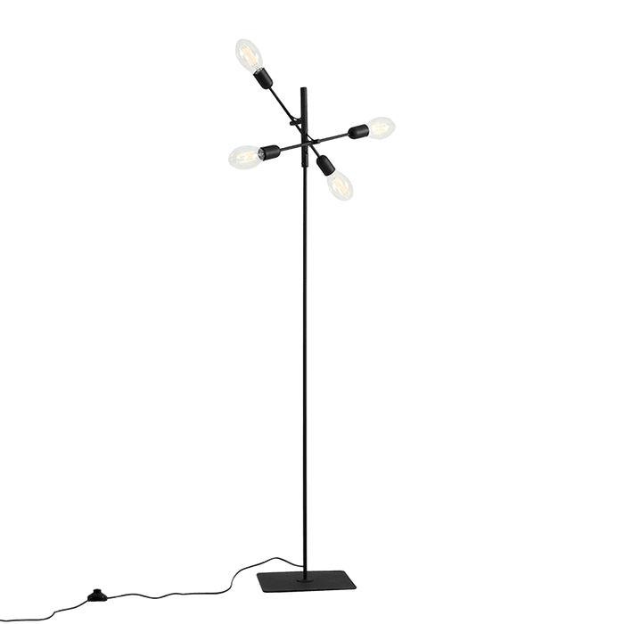 Lampada da Terra TWIGO FLOOR 4 - Nero