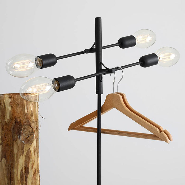 Lampada da Terra TWIGO FLOOR 4 - Nero