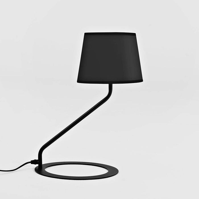 Lampada da Tavolo SHADE - Paralume Nero Base Nera