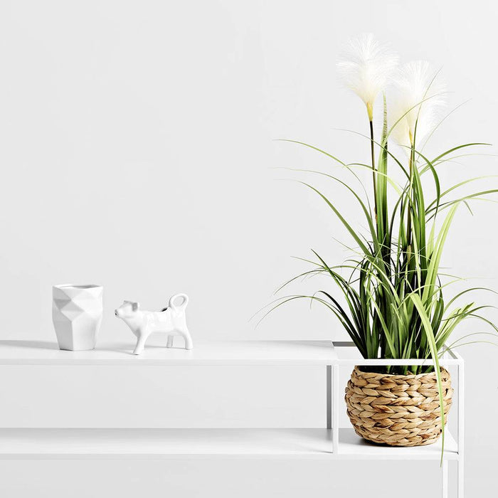 Tavolo Console Senso Flower Metal 120x25 Bianco