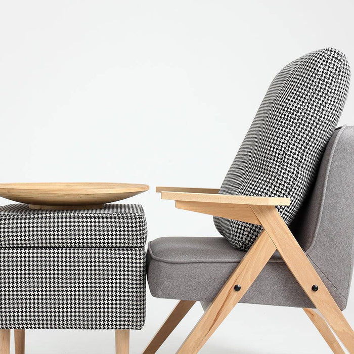 Poltrona VINC Steel, Naturale