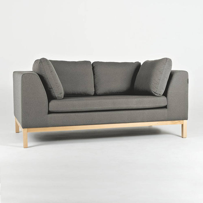 Divano 2 posti AMBIENT WOOD - kwarc, naturale