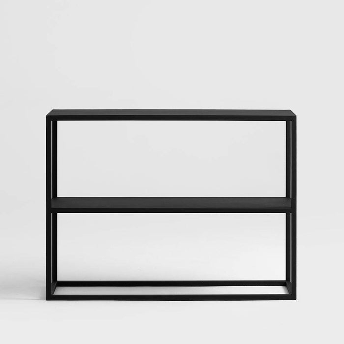 Rack JULITA METAL 75 doppio ripiano, nero