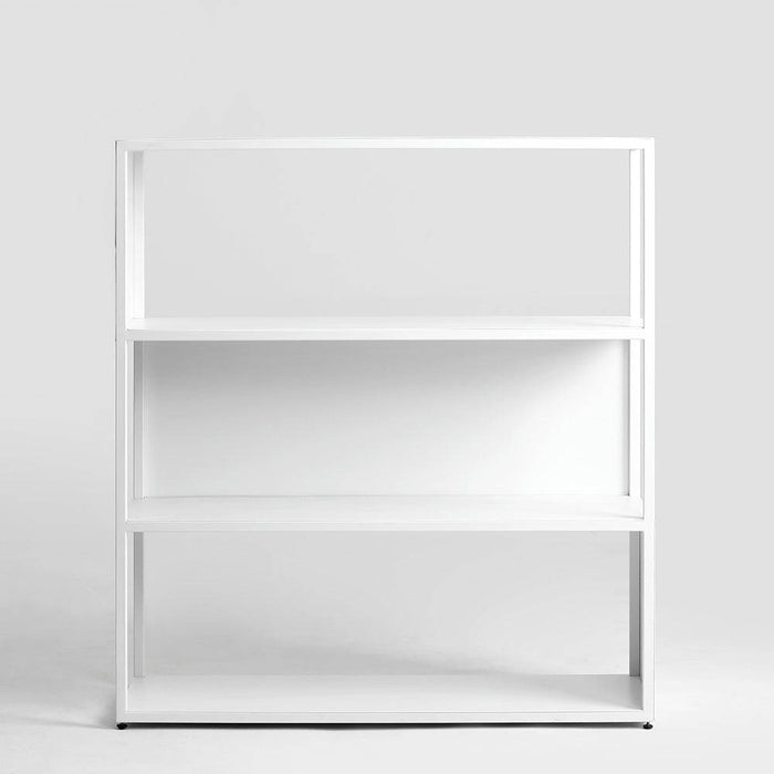 Libreria HYLLER SIDE METAL 100x110, bianco