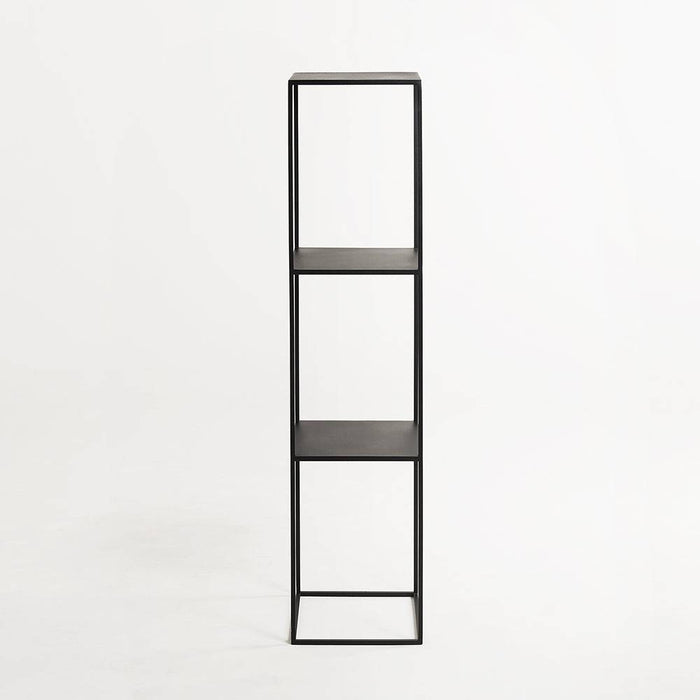 Libreria TENSIO PILLAR 3F 140x30, nero