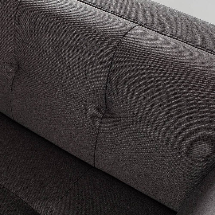 Divano Letto 2 Posti BY TOM, Carbone - Noce