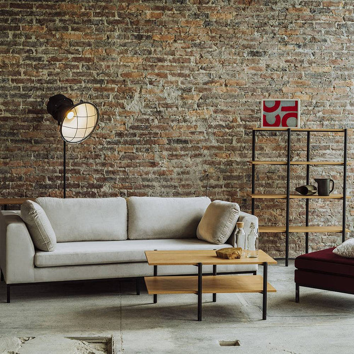 Tavolino RAVE BASIC 100x60 - quercia, nero