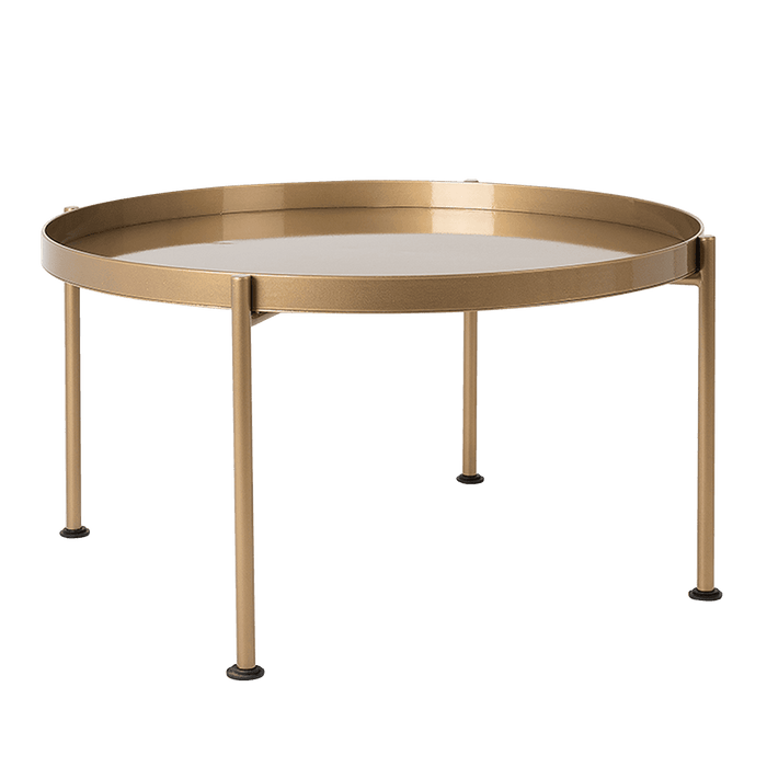 Tavolino da Caffè HANNA METAL 80 - Oro