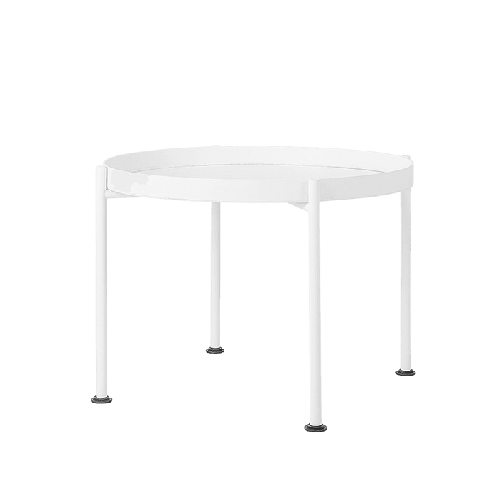 Tavolino da Caffè HANNA METAL 60 - Bianco
