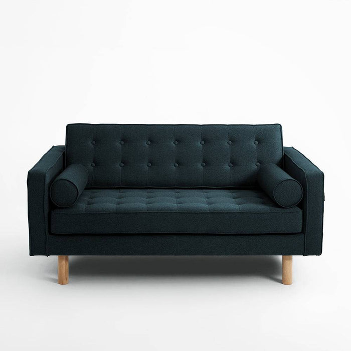 Divano 2 Posti TOPIC WOOD, Deep Sea, Legno Naturale