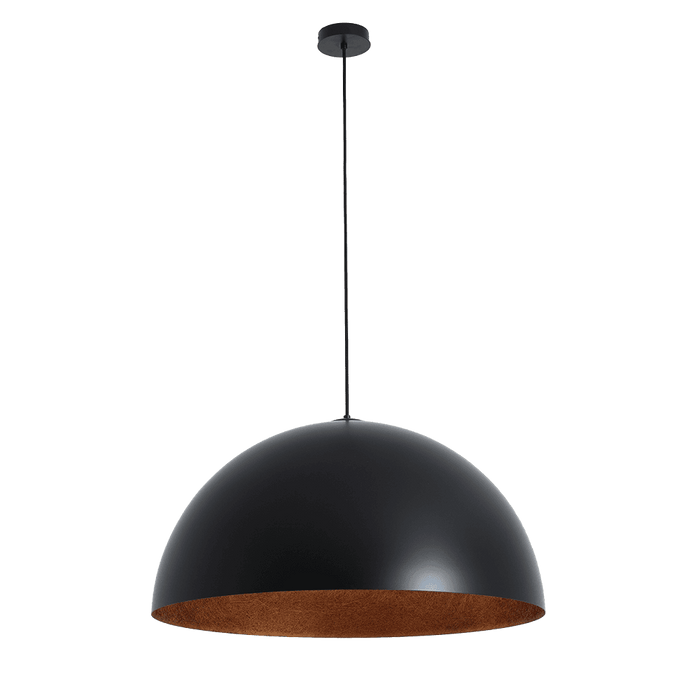 Plafoniera LORD 70 - Rame e Nero