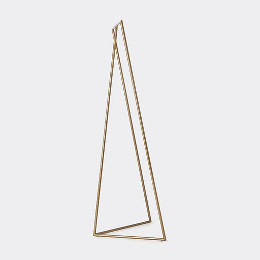 Appendiabiti design oro ZET 175 con struttura in metallo dorato, forma triangolare elegante, ideale per ingresso o camera da letto - SKU: W002ZET-1111