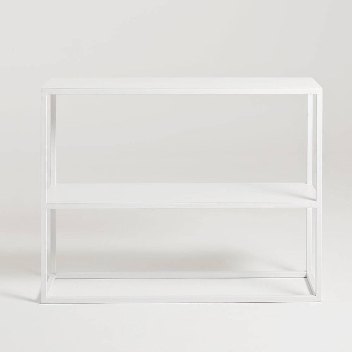 Rack JULITA METAL 75 doppio ripiano, bianco