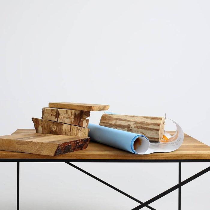 Tavolino MEMO legno massello 100x100, nero