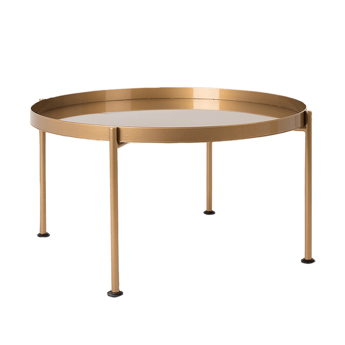 Tavolino da Caffè HANNA METAL 60 - Oro