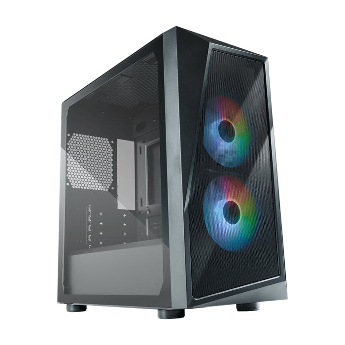 Case Mini Tower RGB Nero con Ventilazione