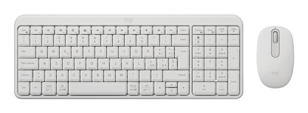 Kit Tastiera + Mouse Senza Filo Bianco MK250