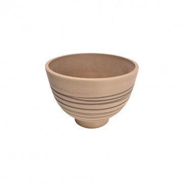 Vaso in fibra sintetica rotondo diametro 25 cm altezza 18,5 cm