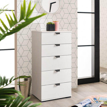Mobile bagno truciolare bilaminato bianco opaco 45x40x95 cm