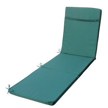 Cuscino lettino poliestere sfoderabile idrorepellente 59x194,5x4 cm