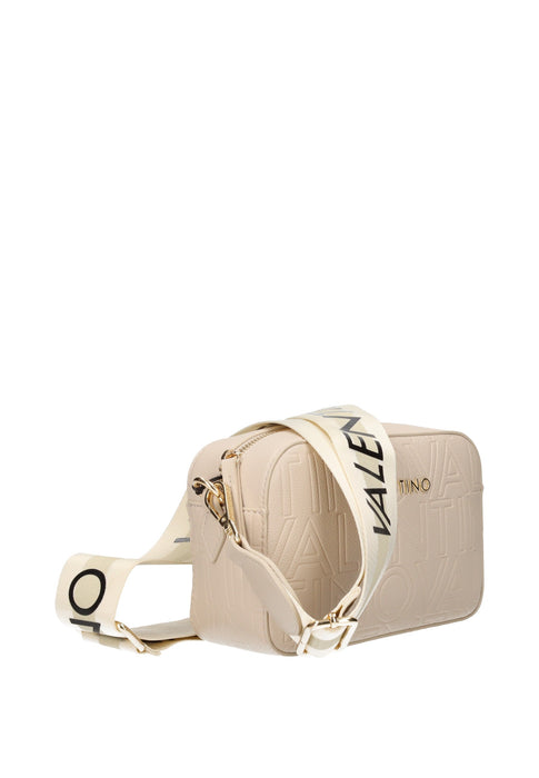 Valentino Bags Borsa A Tracolla Pansy In Ecopelle Con Chiusura Cerniera Due Tracolle Tessuto Ed Ecopelle 21x13x7 Cm