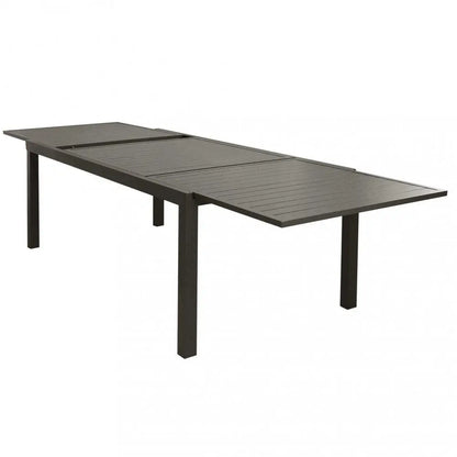 Tavolo Formentera 200/300 x 100 - Struttura e piano in alluminio color taupe Tavoli da giardino Hobby Shop Solution   