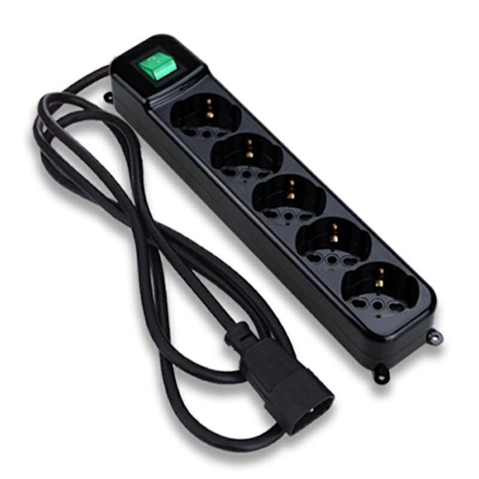 Multipresa UPS 5 Posti Schuko ITA 10A Nera