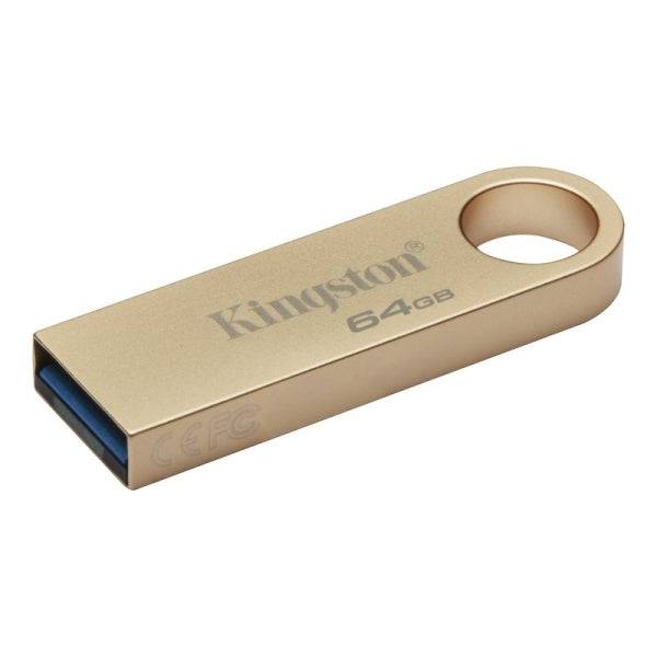 Kingston DataTraveler SE9 G3 Memoria USB-A 3.2 Gen 1 64GB - 220 MB/s in Lettura - Design Metallico - Oro