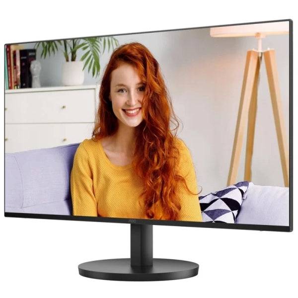 AOC Monitor 27" LED IPS Full HD 1080p 100Hz - Tempo Risposta 1ms - Angolo Visione 178° - Altoparlanti Incorporati - HDMI, VGA, Audio - VESA