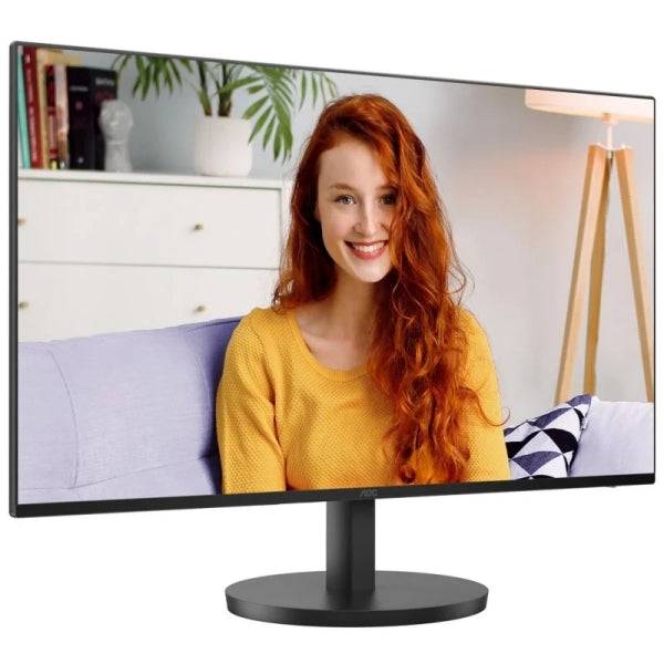 AOC Monitor 27" LED IPS Full HD 1080p 100Hz - Tempo Risposta 1ms - Angolo Visione 178° - Altoparlanti Incorporati - HDMI, VGA, Audio - VESA