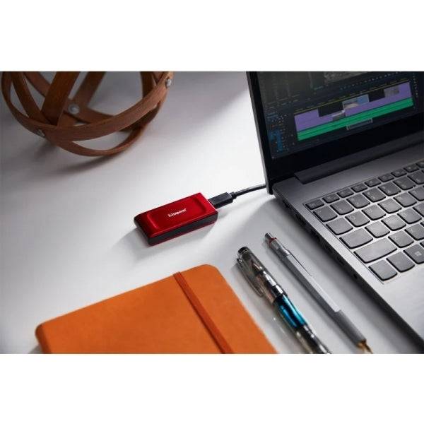 Kingston XS1000 Disco Duro Solido Portatil SSD 1TB USB 3.2 - Colore Rosso