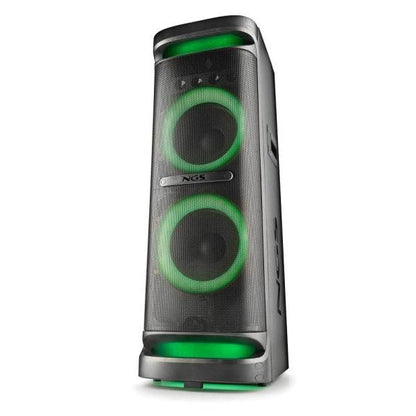NGS Wild Space 3 Altoparlante DJ 4000W Bluetooth 5.3 con Woofer 10" - USB e AUX - Illuminazione LED - Telecomando - Colore Nero