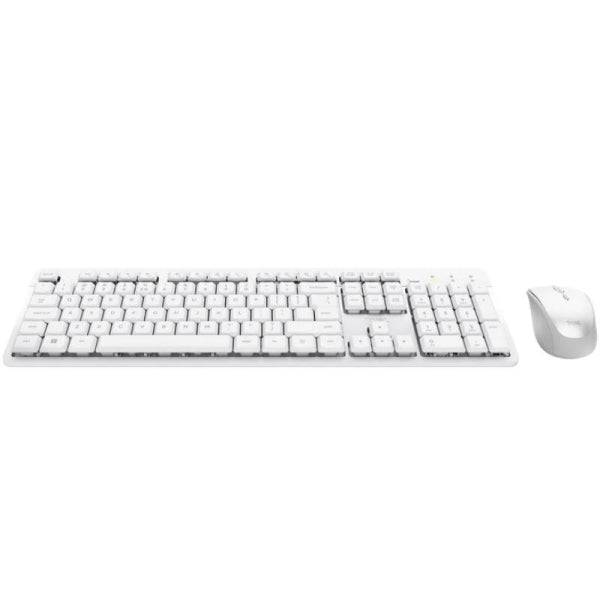 Trust Ody II Set Tastiera USB Wireless, Tasti Multimediali e FN + Mouse USB Wireless 800-1600DPI 3 Pulsanti - Tasti e Pulsanti Silenziosi - Colore Bianco