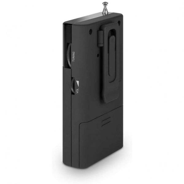 SPC Icy Max Radio Portatile Analogica FM/AM - Ingresso Jack 3.5mm - Antenna Telescopica - Alimentazione a Pile - Colore Nero
