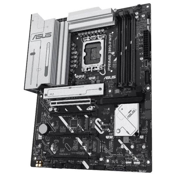 Asus Prime Z890-P WIFI Scheda Madre LGA 1851 - WiFi, Bluetooth, HDMI, DisplayPort, PCIe 4.0 e 5.0, M2, 4x Sata III, USB 2.0, 3.2, USB-C, RJ-45