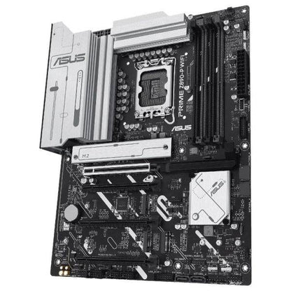 Asus Prime Z890-P WIFI Scheda Madre LGA 1851 - WiFi, Bluetooth, HDMI, DisplayPort, PCIe 4.0 e 5.0, M2, 4x Sata III, USB 2.0, 3.2, USB-C, RJ-45