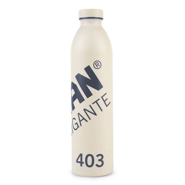 Milan Serie 1918 Gigante 403 Bottiglia Termica 0.946L - Doppia Parete Acciaio Inossidabile - Liquidi Caldi fino a 12h, Freddi fino a 24h - Colore Beige