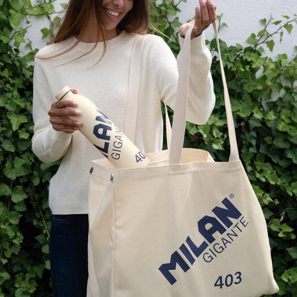 Milan Serie 1918 Gigante 403 Bottiglia Termica 0.946L - Doppia Parete Acciaio Inossidabile - Liquidi Caldi fino a 12h, Freddi fino a 24h - Colore Beige