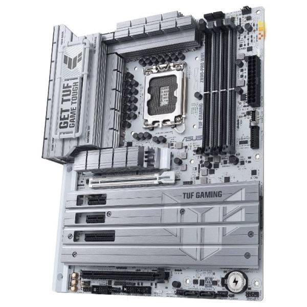 Asus TUF Gaming Z890-PRO WIFI Placa Base LGA 1851 - WiFi 7, Bluetooth, HDMI, DisplayPort, 4x DDR5, 4x SATA III, 4x M.2, PCIe 4.0 y 5.0, Thunderbolt, USB 2.0, 3.2, USB-C, RJ-45 - Factor de Forma ATX