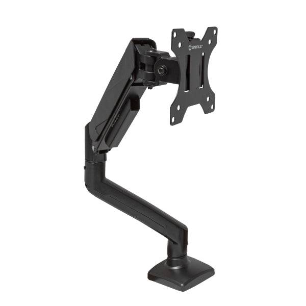 Unykach UK1478 Supporto da Tavolo con Braccio Articolato per Monitor 13"-32" - Girevole, Molla a Gas - Gestione Cavi - Peso Max 10kg - VESA 100x100mm