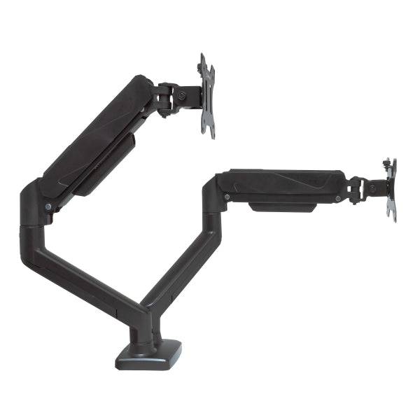 Unykach UK1479 Supporto da Tavolo con Braccio Articolato per 2 Monitor 13"-32" - Girevole, Molla a Gas - Gestione Cavi - Peso Max 10kg - VESA 100x100mm