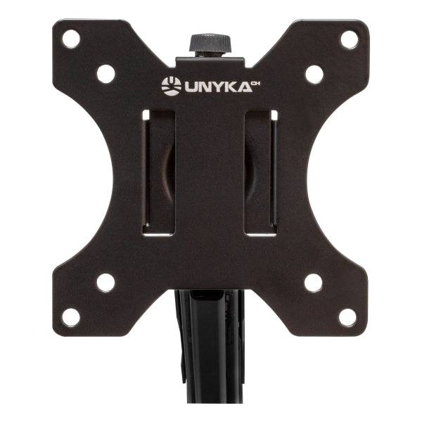 Unykach UK1479 Supporto da Tavolo con Braccio Articolato per 2 Monitor 13"-32" - Girevole, Molla a Gas - Gestione Cavi - Peso Max 10kg - VESA 100x100mm