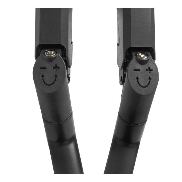 Unykach UK1479 Supporto da Tavolo con Braccio Articolato per 2 Monitor 13"-32" - Girevole, Molla a Gas - Gestione Cavi - Peso Max 10kg - VESA 100x100mm