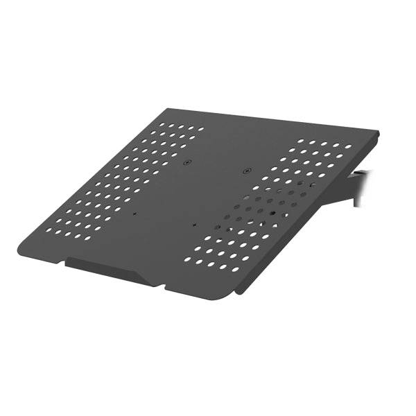Unykach UK1420 Supporto da Tavolo con Braccio Articolato per Monitor 10"-32" + Supporto per Portatile - Girevole, Inclinabile ed Estensibile - Gestione Cavi - Peso Max 10kg - VESA 100x100mm
