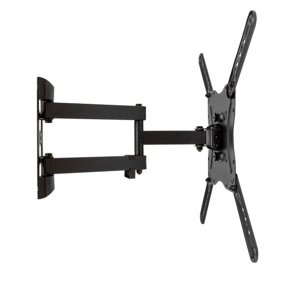 Unykach Supporto da Parete Estensibile per TV da 17"-55" - Inclinabile e Girevole - Peso Max 30kg - VESA Max 400x400mm