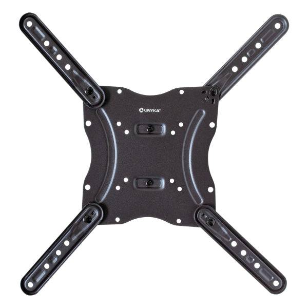 Unykach Supporto da Parete Estensibile per TV da 17"-55" - Inclinabile e Girevole - Peso Max 30kg - VESA Max 400x400mm